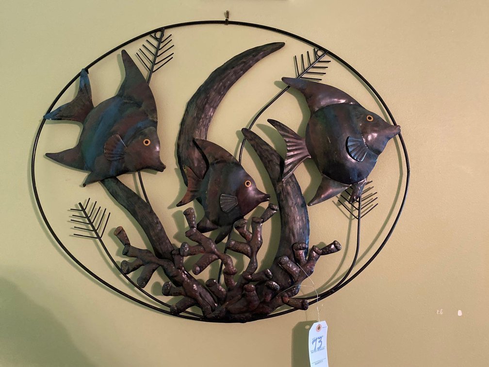 WALL D�COR: TURTLE-FISH