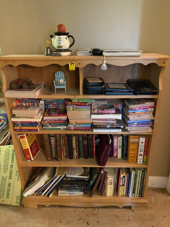 SHELF WITH BOOKS