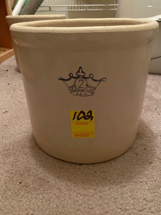 2 GALLON CROCK