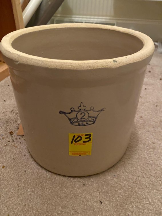2 GALLON CROCK