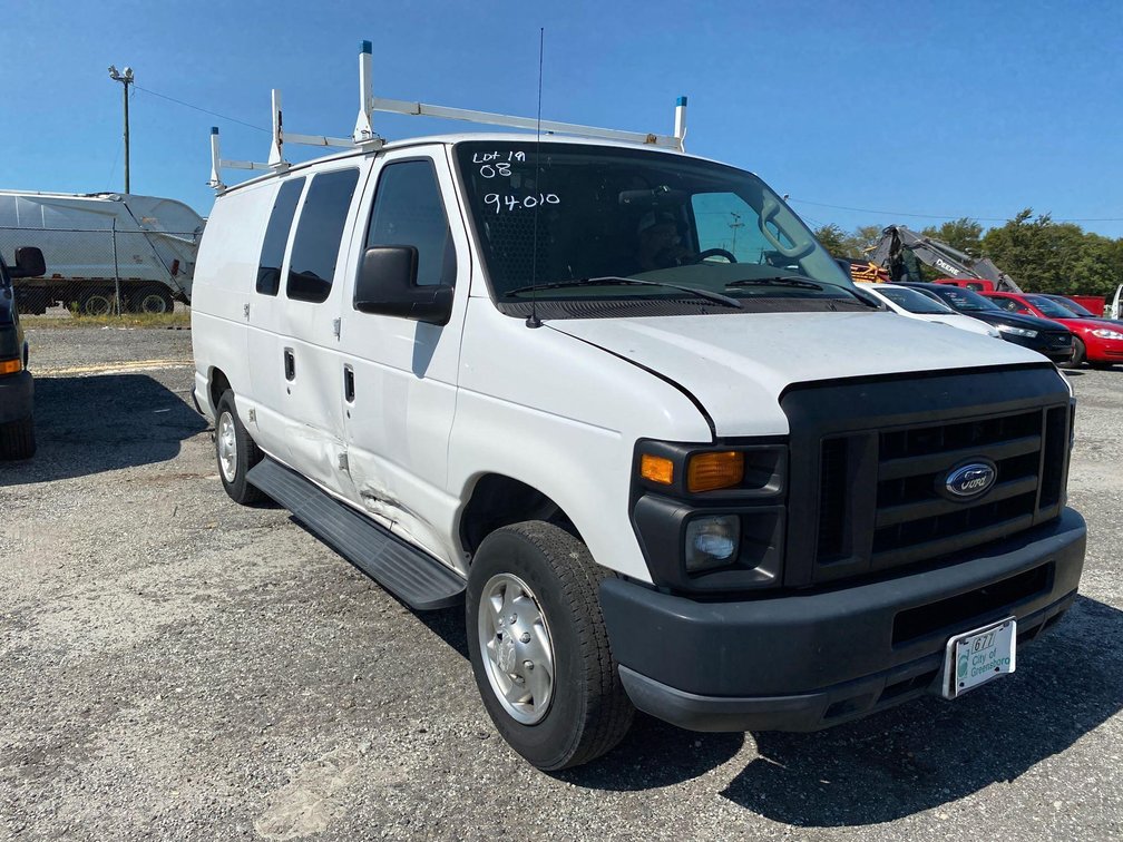 2008 FORD E150 WORK VAN