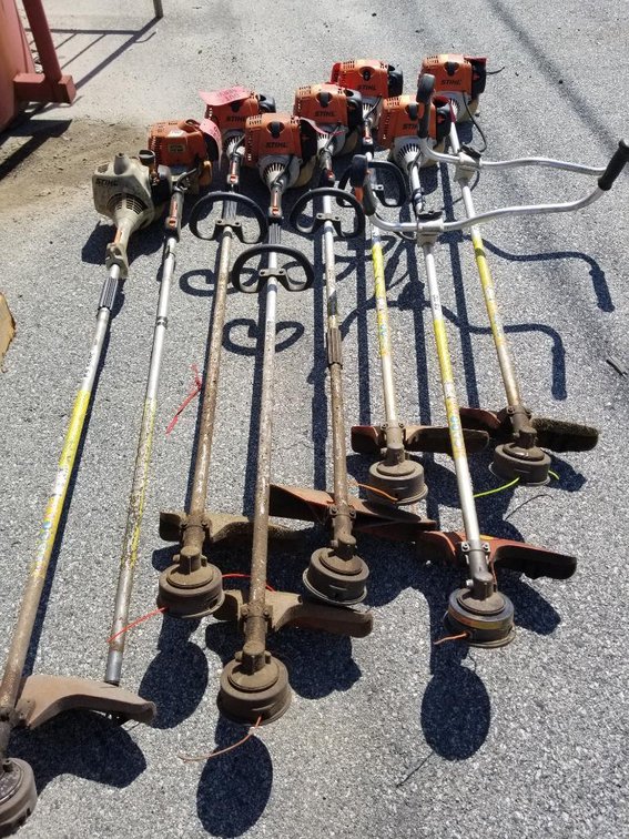 (8) STIHL STRING TRIMMERS