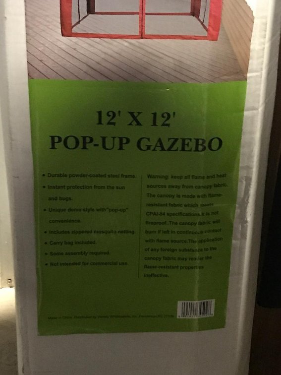 Pop Up Gazebo