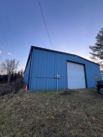Hall's Woodworks Real Estate Auction - Metal Warehouse & Corner Lot