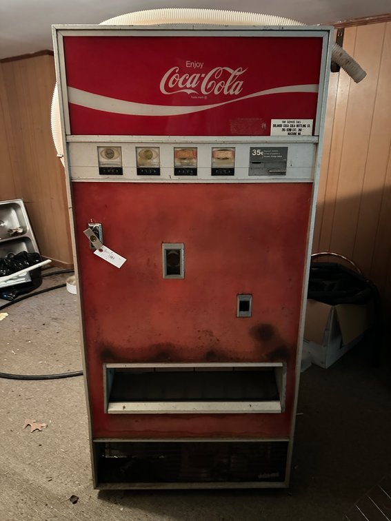 Vintage Coca Cola drink machine