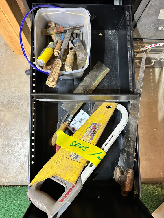 Hack Saw and Chisels