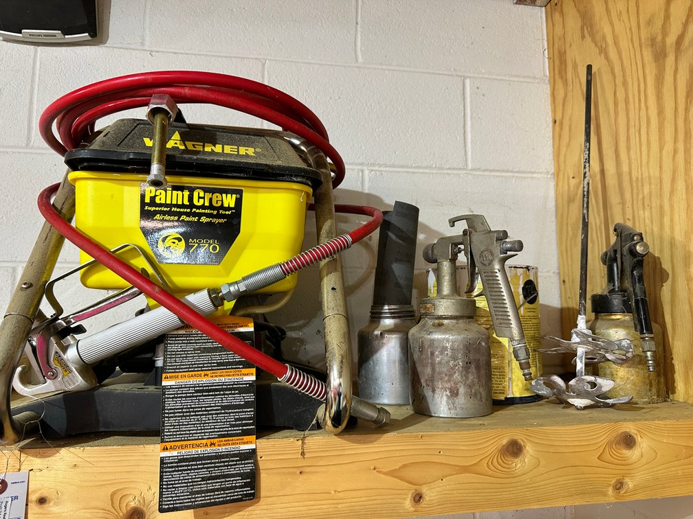 Paint sprayer and accessories