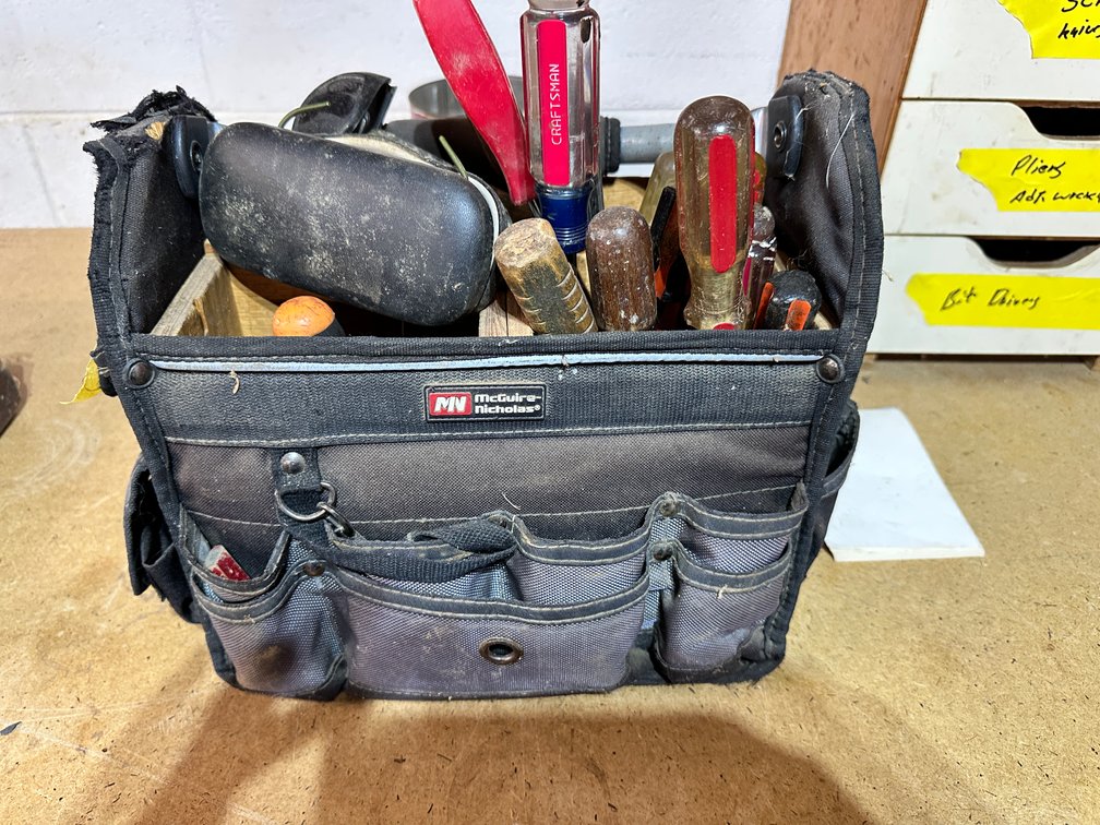 Toolbag with Assorted Tools