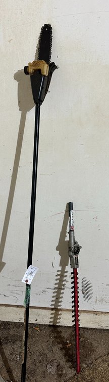 Pole Saw and Hedge Trimmer attachments