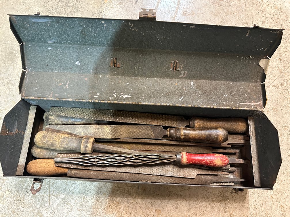 Toolbox with Rasps and Files