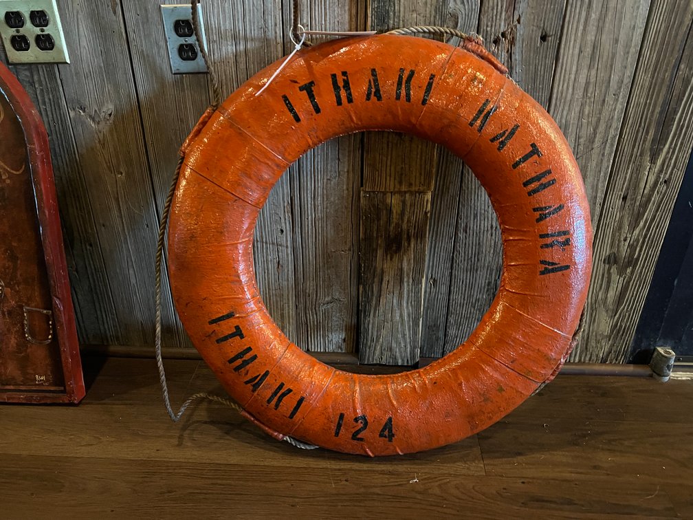 Orange life ring