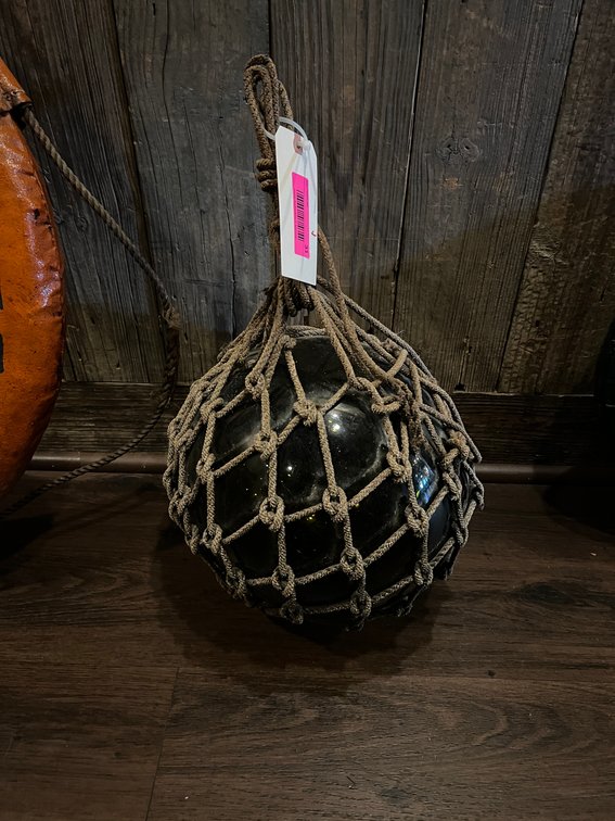 Glass fishing float