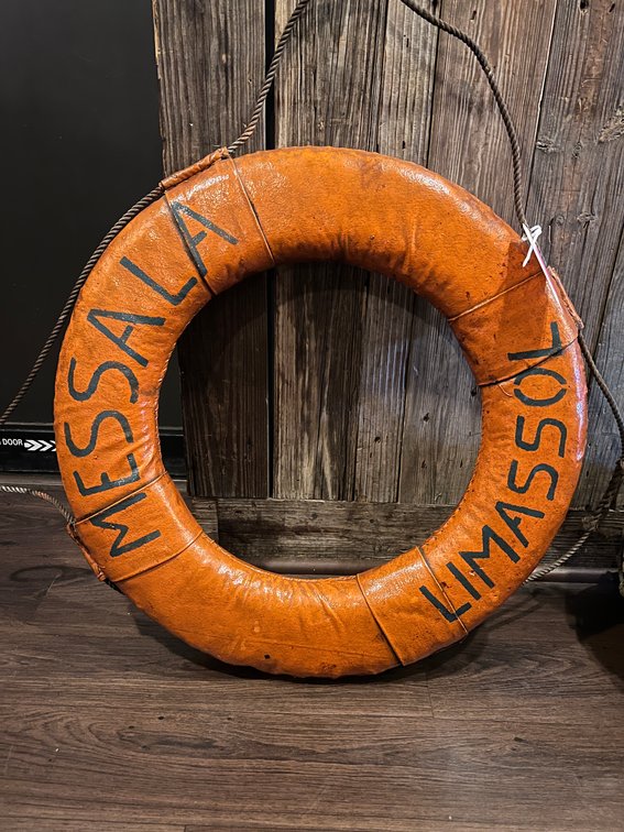 Orange life ring