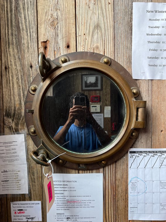 Brass porthole