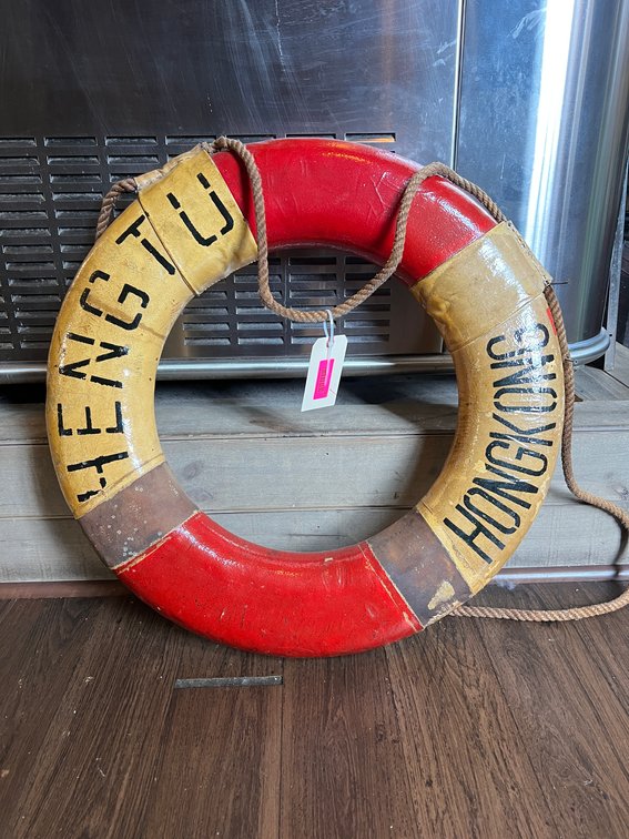 Red & white life ring