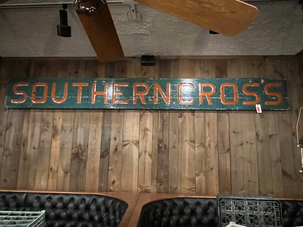 158" Antique ‘Southern Cross’ quarter board