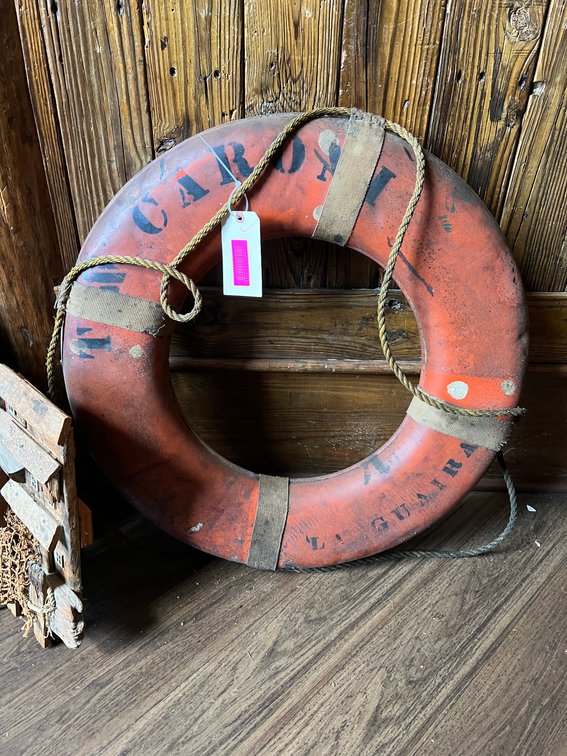 Orange life ring