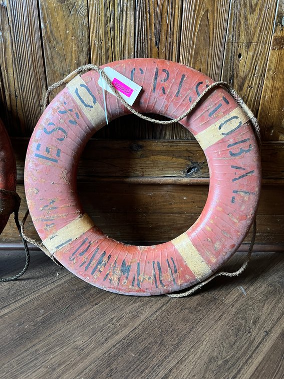 Orange life ring