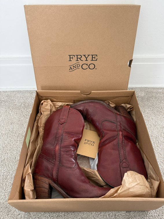 Vintage Frye cowgirl boots