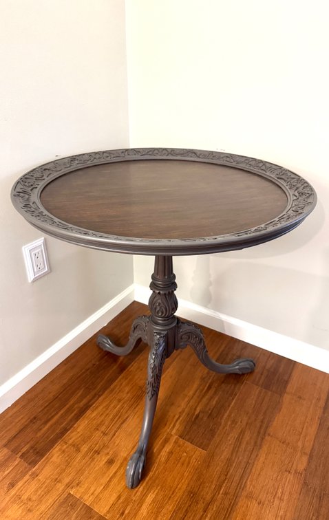 Vintage foyer side table