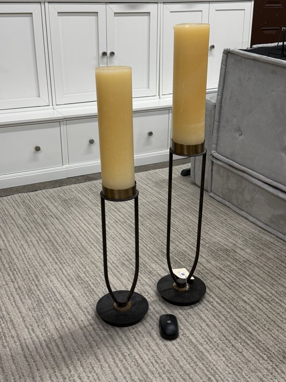 Tall candle holders
