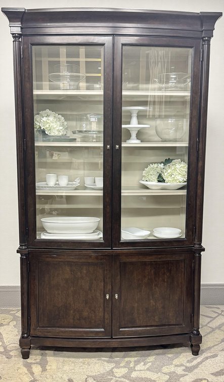 87” Wood Display Hutch