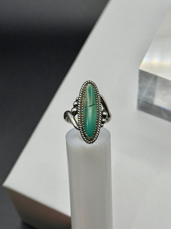 Turquoise and Sterling ring