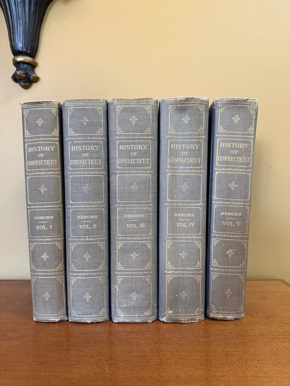 History of Conn. books by Norris Galpin Osborne