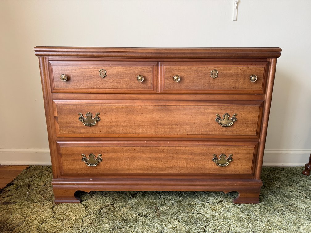1970s Bassett 4 drawer bureau