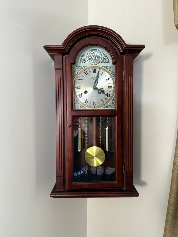 "Time Flies" wall clock