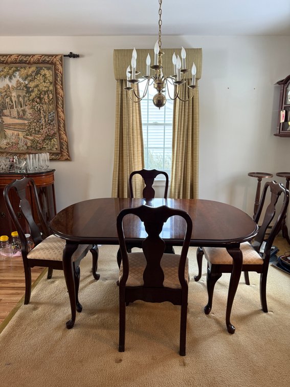 Dining table with 4 chairs