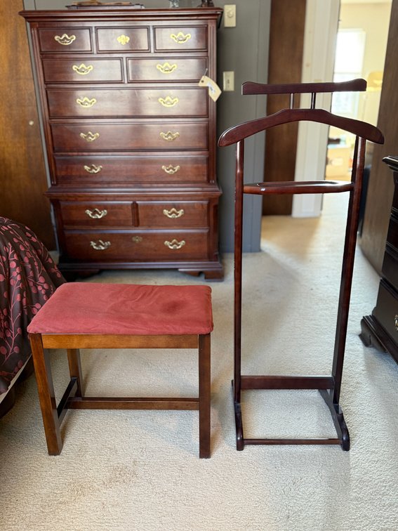Valet chair & stool