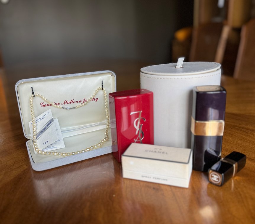 Vintage Chanel, Yves Saint Laurent & pearls