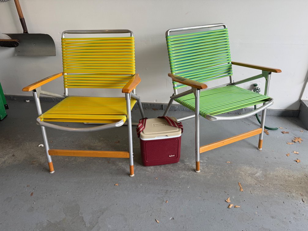 Vintage lawn chairs