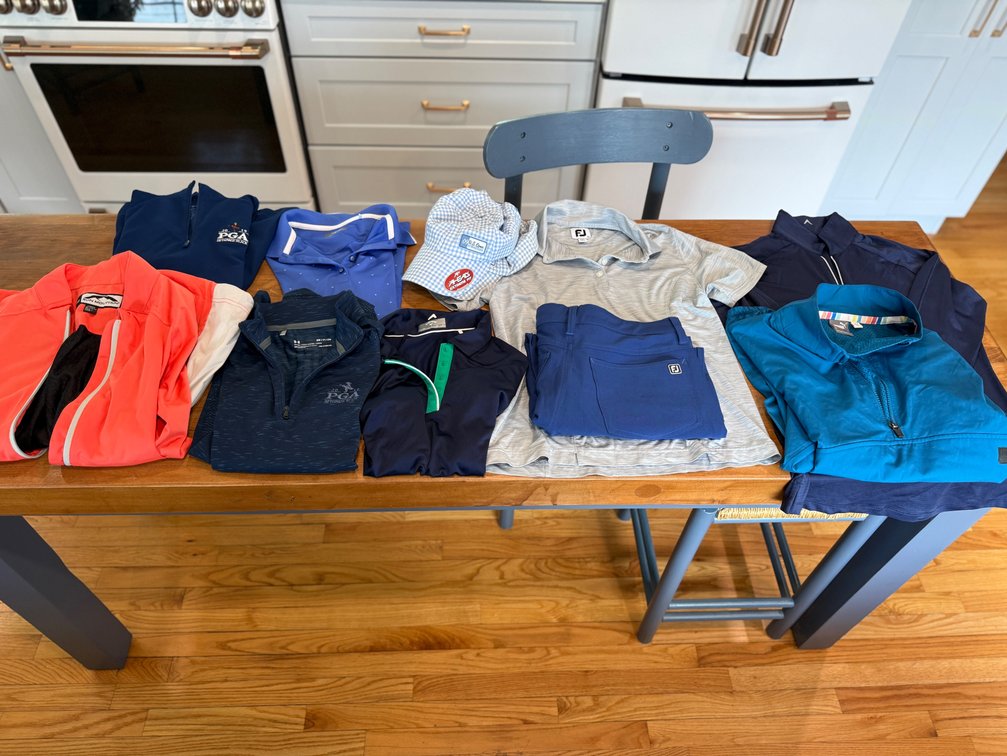 Ladies golf clothing collection
