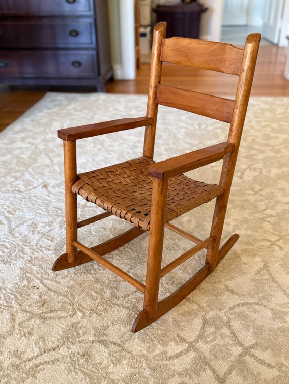 Maple children’s rocking chair