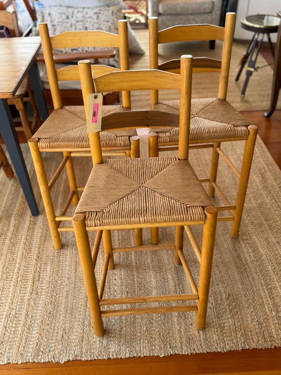 3 Italian style counter stools