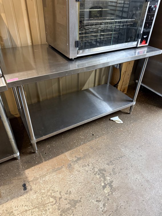 5' all stainless table