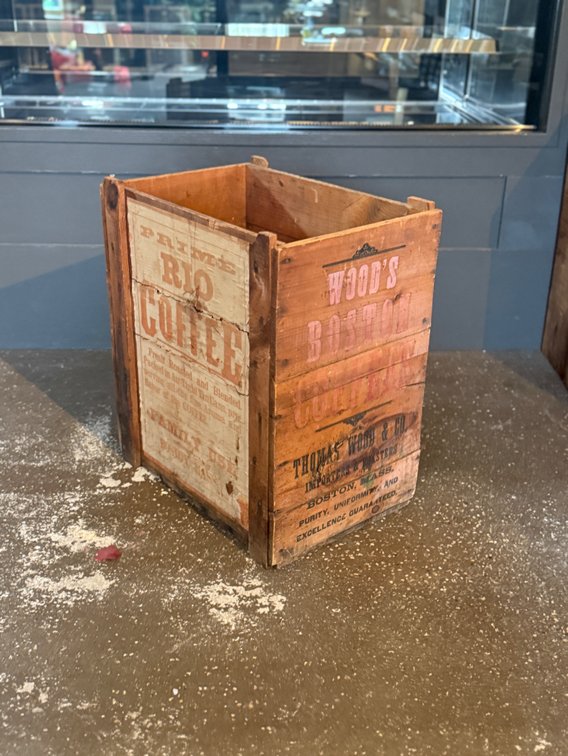 Large antique crate