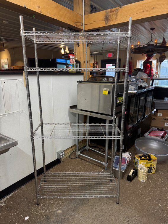 4 tier wire rack