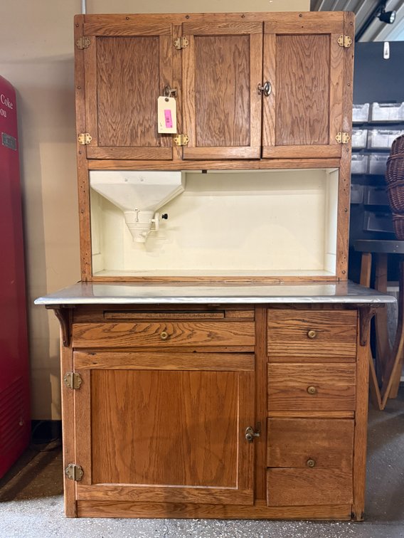 Antique Hoosier cabinet!