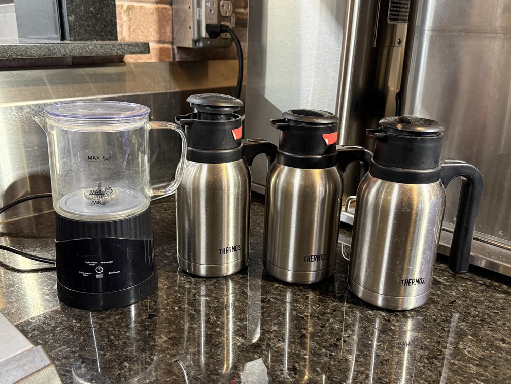 3 creamers and frother, TESTED
