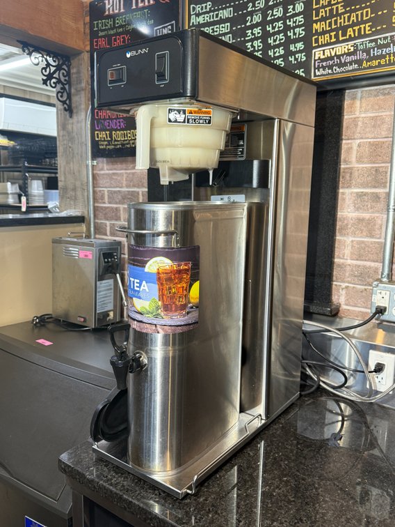 BUNN iced tea brewer & container, TESTED