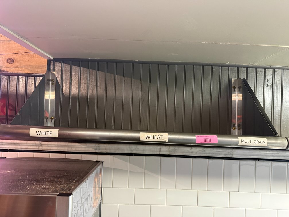 Wall mounted shelf