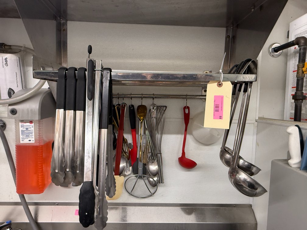 2’ wall mount rack & small wares