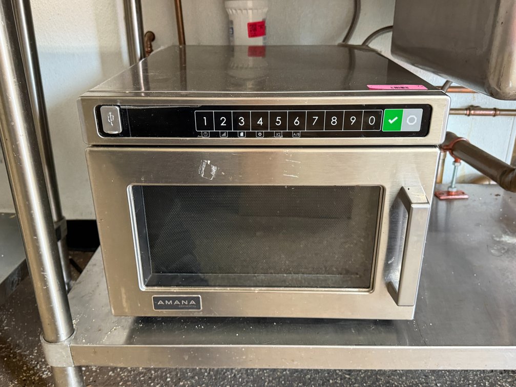 Commercial microwave, TESTED