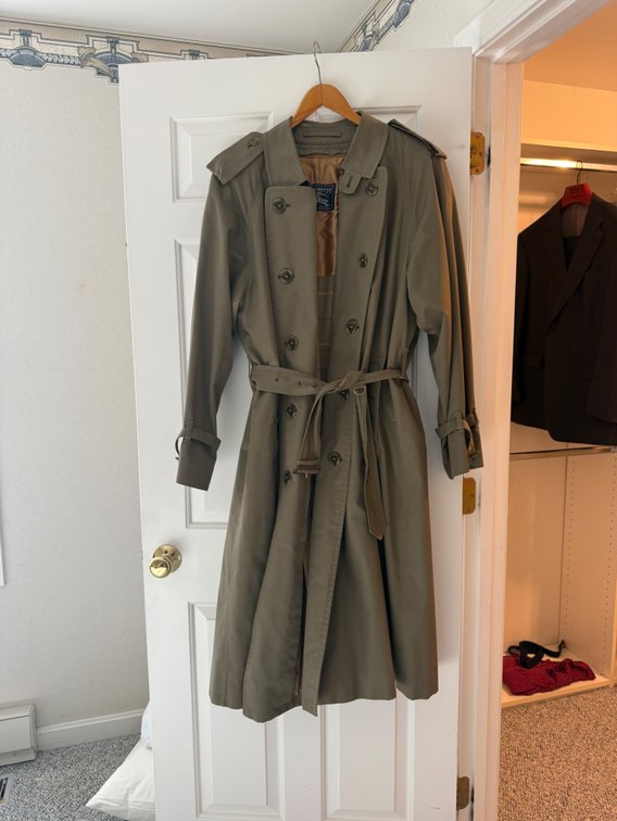 Burberry mens XL coat