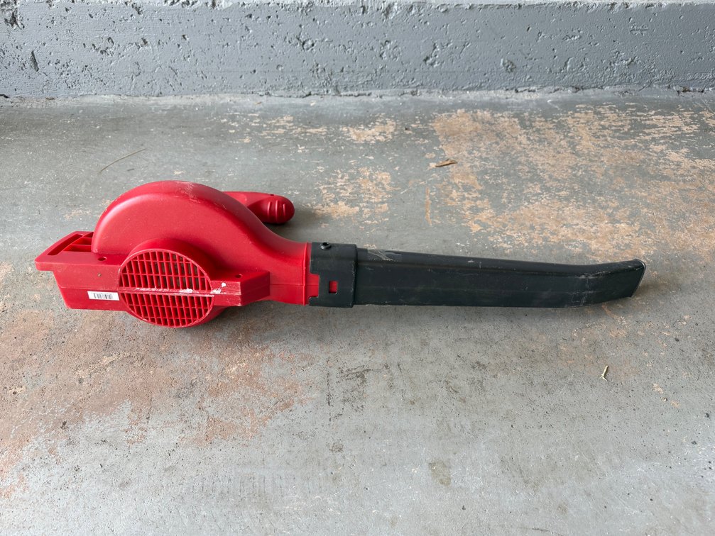 Troy Built garden blower, TESTED