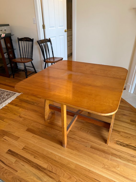 Maple 39”dropleaf table
