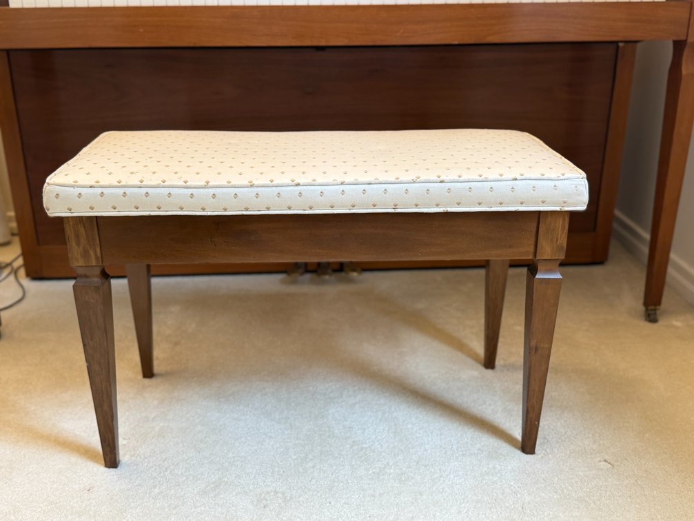 MCM Upholstered bench